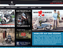 Tablet Screenshot of peugeot-bike.at